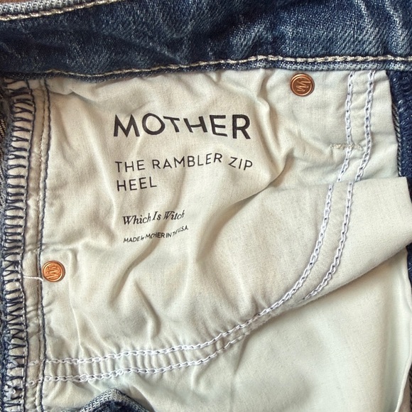 MOTHER The Rambler zip heel jeans size 25. - Picture 5 of 8